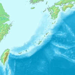 大東群島在琉球群島的位置