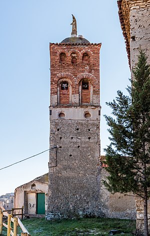 Torre de la ermita de Nuestra Señora del Castillo, Torre de Belmonte de Gracián, Zaragoza, España, 2017-01-05, DD 06.jpg