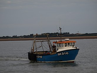 Fishing trawler in Hollesley Bay. Trawler in Hollesley Bay - geograph.org.uk - 638930.jpg