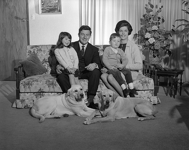 de Cleene and his family in 1969