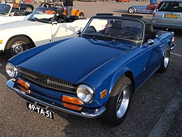 Triumph TR 6 Enregistrement de licence hollandais 49-YA-51.jpg