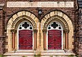 Twin doors at Bloor Street United Church