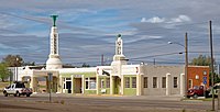 U-Drop Inn, Wheeler County, Texas, U.S. This is an image of a place or building that is listed on the National Register of Historic Places in the United States of America. Its reference number is 97001160.