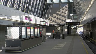 <span class="mw-page-title-main">Aspern Nord station</span> Vienna U-Bahn station