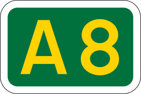 File:UK road A8.svg