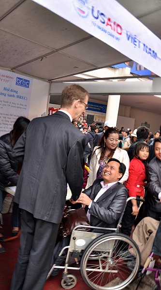 File:USAID Mission Director Joakim Parker joins celebration of International Day of Persons with Disabilities in Hanoi, Vietnam (8237710010).jpg