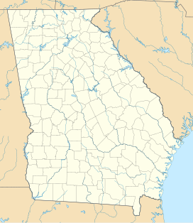 Where are the Georgia Mountains located?