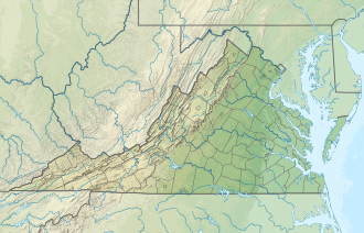 USA Virginia relief location map.svg