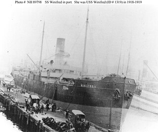 USS <i>Winifred</i> (ID-1319) Cargo ship of the United States Navy
