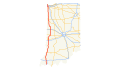 41 [ROADS_2005_INDOT_IN: Indiana Roads from INDOT and TIGER Files, 2005 (INDOT, 1:100,000, Line Shapefile)]