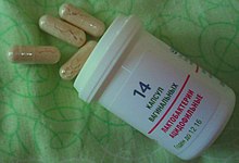 A capsule containing L. acidophilus used for vaginal health Vaginal capsule 2.jpg