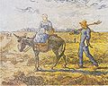 Van Gogh : Le Matin, le départ au travail (1890), musée de l'Ermitage