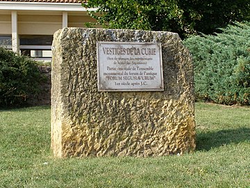 Vestiges de la curie