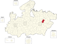 Vidhan Sabha constituencies of Madhya Pradesh (91-Barwara).png