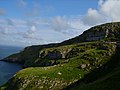 Vista para o Great Orme do farol de Llandudno.