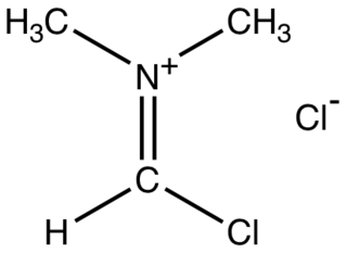 <span class="mw-page-title-main">Vilsmeier reagent</span> Chemical compound