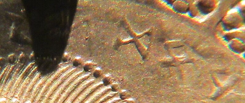 File:Wōðnas inscription - Vindelev Hoard, bracteate X 13 - IMG 3633 (cropped).jpg