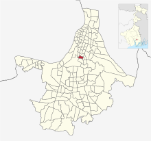 Location of Ward No. 62 in Kolkata Ward Map Ward no. 62 in Kolkata Municipal Corporation.svg
