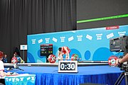 Deutsch: Gewichtheben bei den Olympischen Jugendspielen 2018; Tag 1, 7. Oktober 2018; Jungen 56 kg English: Weightlifting at the 2018 Summer Youth Olympics at 7 October 2018 – Boys' 56 kg