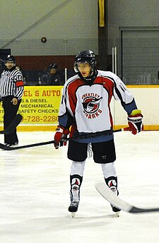 Sharks player during 2013-14 season. Wheatley skater 2013.jpg