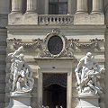 Michaelertor seen from the square In der Burg