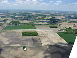 Wyandot Flughafen zwischen Carey und Upper Sandusky