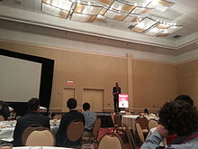 Young Guru speaking at the 2014 event Young Guru speaking at the Cornell Cup USA 2014.jpg