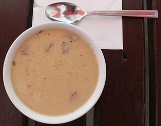 <span class="mw-page-title-main">Zalewajka</span> Soup made of potatoes and sour rye