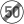 Zeichen 278-50 - Ende der zulässigen Höchstgeschwindigkeit, StVO 2017.svg