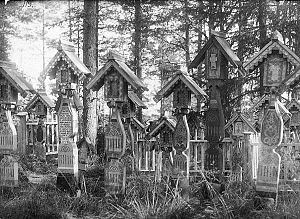 Старообрядческое кладбище в Кеми, 1899