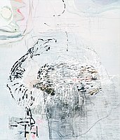 Anxiety', acrylic on canvas, 110 x 95 cm, 2007