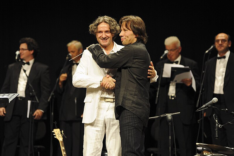 File:15.IX Goran Bregovic Wedding and Funeral Band with Kristjan Järvi.jpg