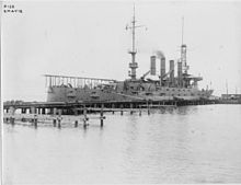 1916 katapultlanĉilo sur USS Norda Carolina.jpg