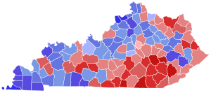 1943 Kentucky gubernatorial election results map by county.svg