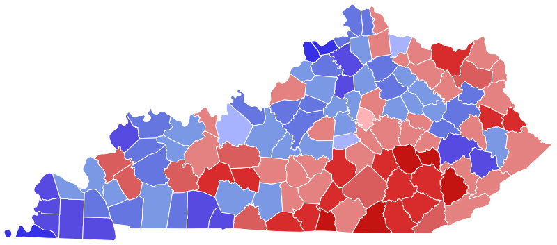 File:1943 Kentucky gubernatorial election results map by county.svg