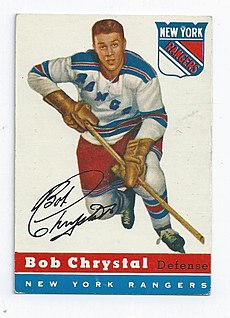 1954 ж. Topps Bob Chrystal.JPG