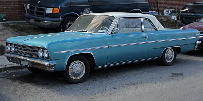 File:1963 Oldsmobile F-85 Cutlass two-door coupe front left.jpg