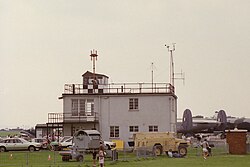 Wieża lotniska w Duxford