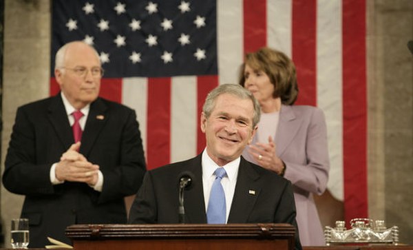 President Bush delivered the 2008 State of the Union Address on January 28, 2008