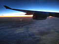 dawn seen from aircraft