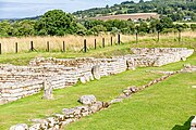 A view of Cilurnum along Hadrian's Wall in the United Kingdom.