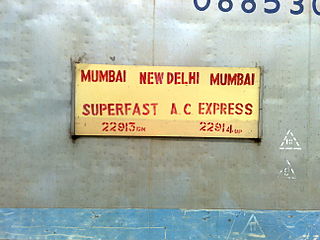 <span class="mw-page-title-main">Mumbai Central–New Delhi AC Suvidha Special Express</span> Superfast Express train in India
