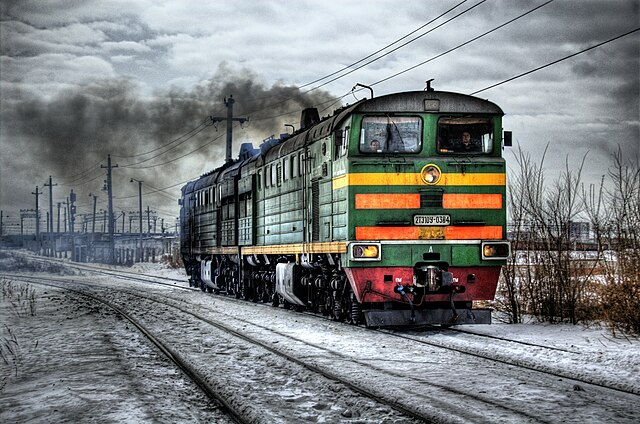 2TE10U Russian diesel locomotive