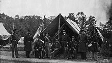 Field and staff officers, 69th Pennsylvania Volunteer Infantry, Gettysburg, Pennsylvania, June 1865 69th Pennsylvania Volunteer Infantry, Field and Staff Officers, Gettysburg, Pennsylvania, June 1865.jpg