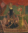 Thumbnail for File:A portrait of Fath 'Ali Shah Qajar, Qajar Iran, 19th century.jpg