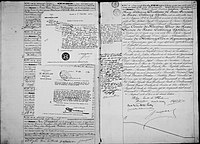 Certificato di nascita della principessa Joséphine Carola del Belgio (18 ottobre 1872) .jpg