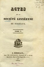 Miniatuur voor Bestand:Actes de la Société linnéenne de Bordeaux, volume 5 (IA mobot31753002145842).pdf