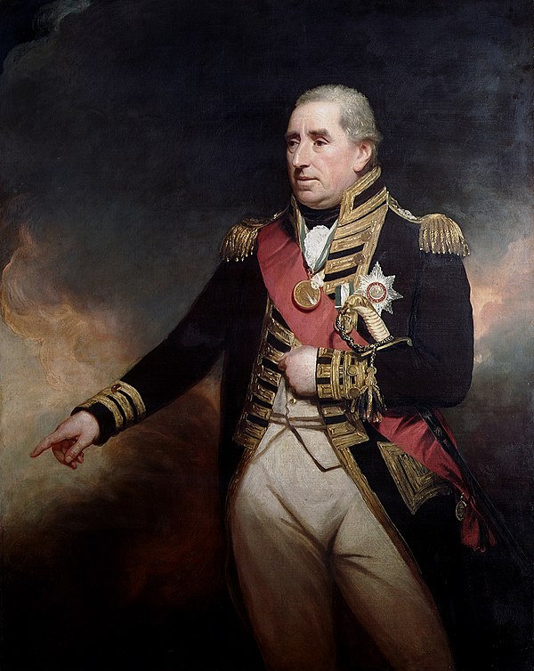 Vice-Admiral Sir John Thomas Duckworth Henry William Beechey, 1809, National Maritime Museum