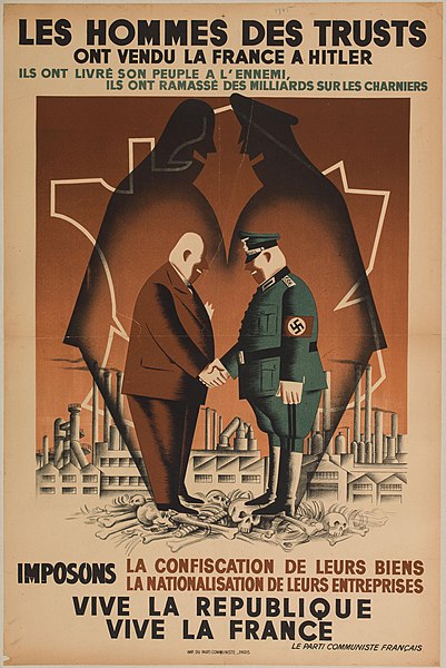 File:Affiche antitrust du PCF -1945.jpg