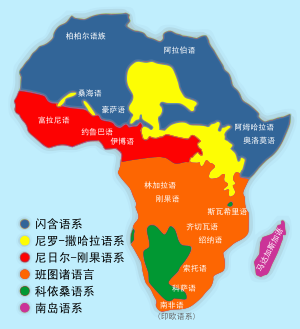 African language families zh-cn.svg